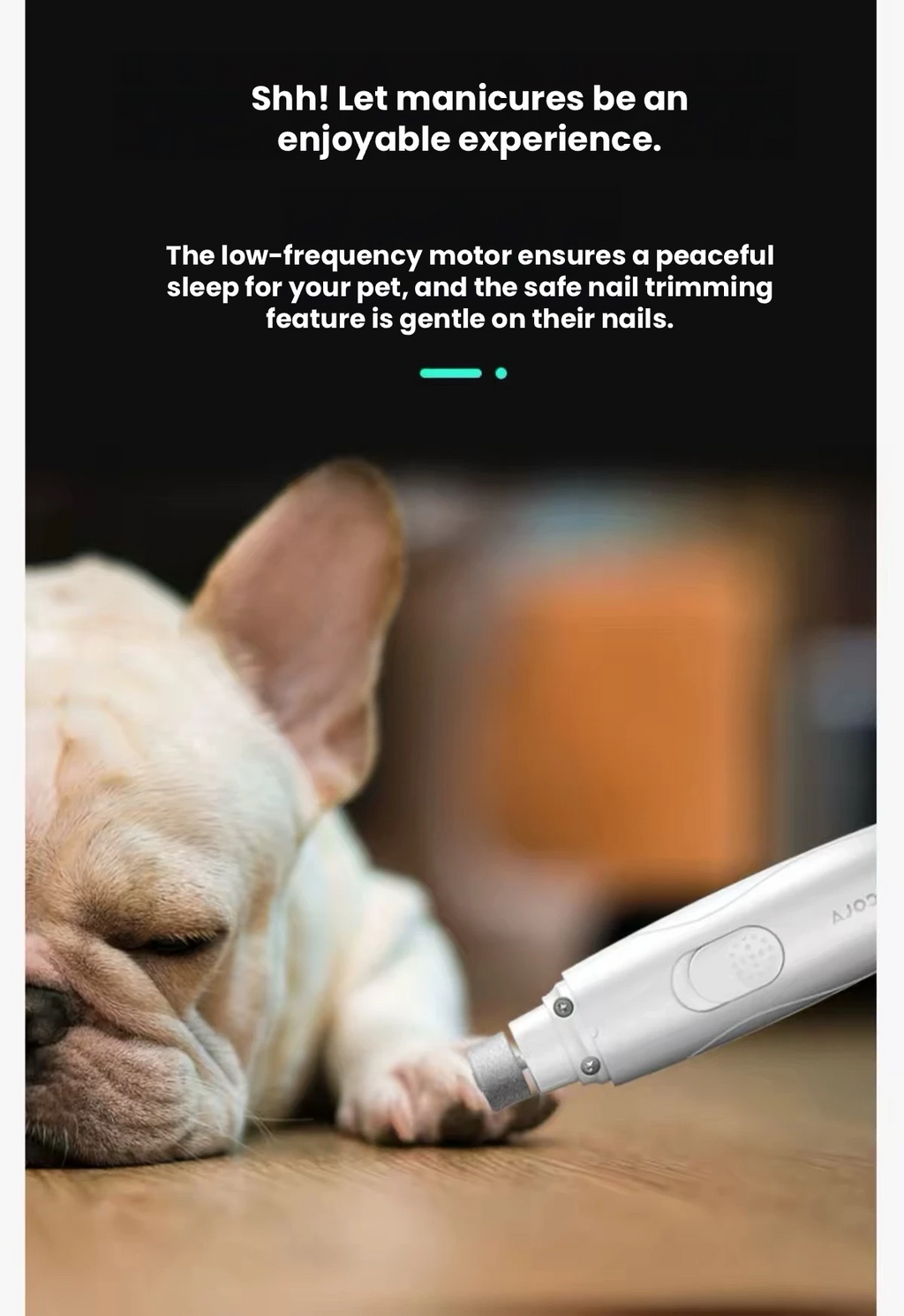 POPOCOLA Pet Nail Grinder for Dogs & Cats