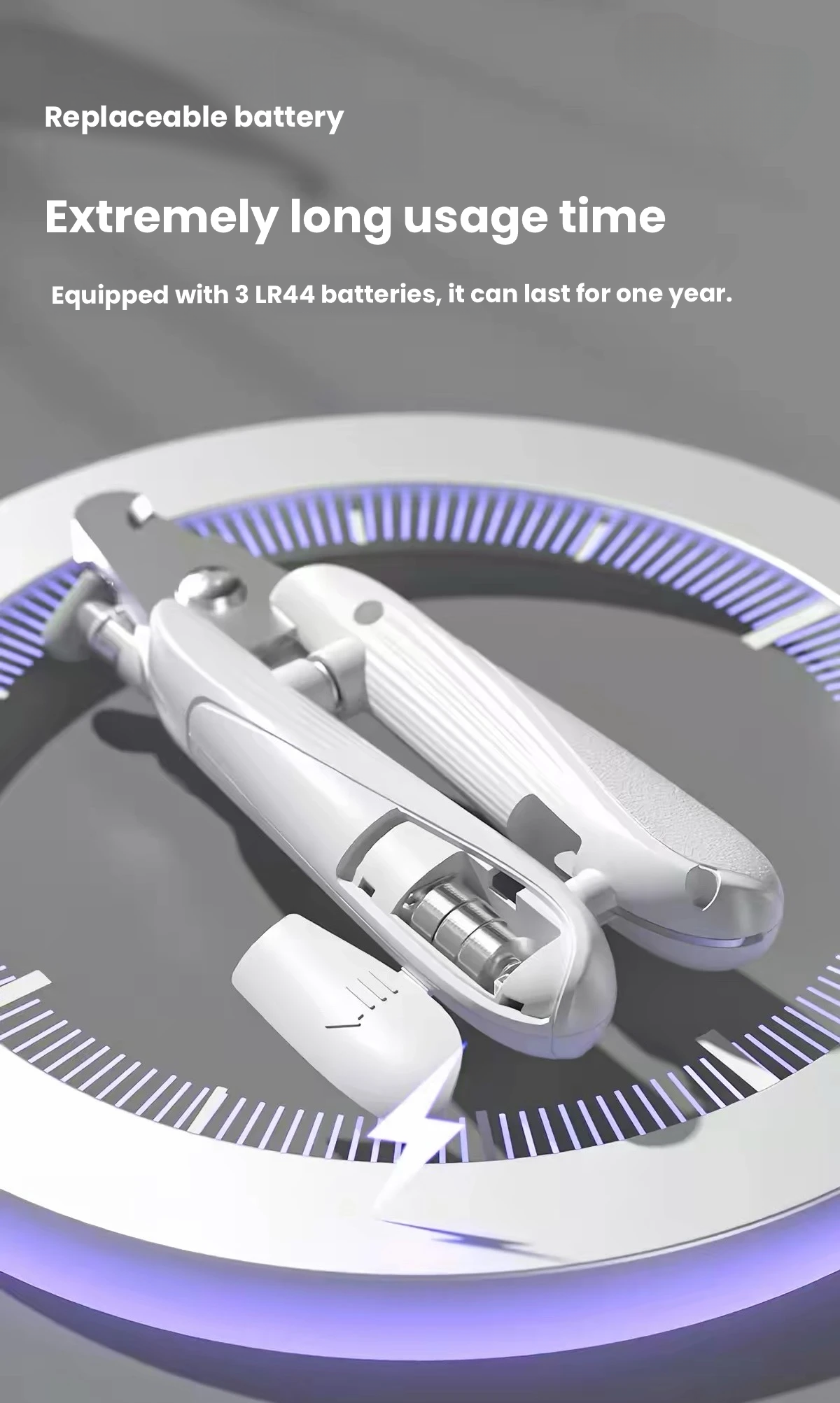 POPOCOLA LED Pet Nail Clippers – Professional Nail Trimmer with Safety Light for Dogs & Cats