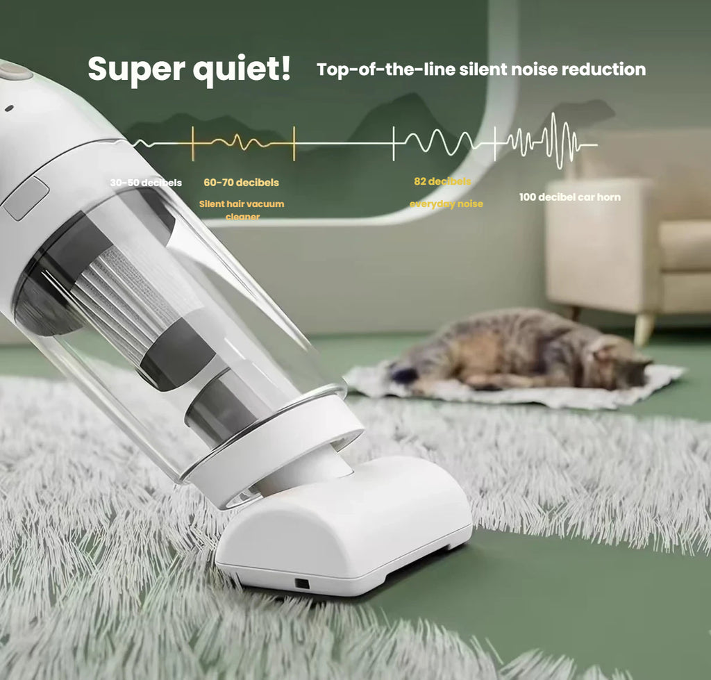 Pet Hair Vacuum: Electric Cat Hair Remover for Beds & Carpets