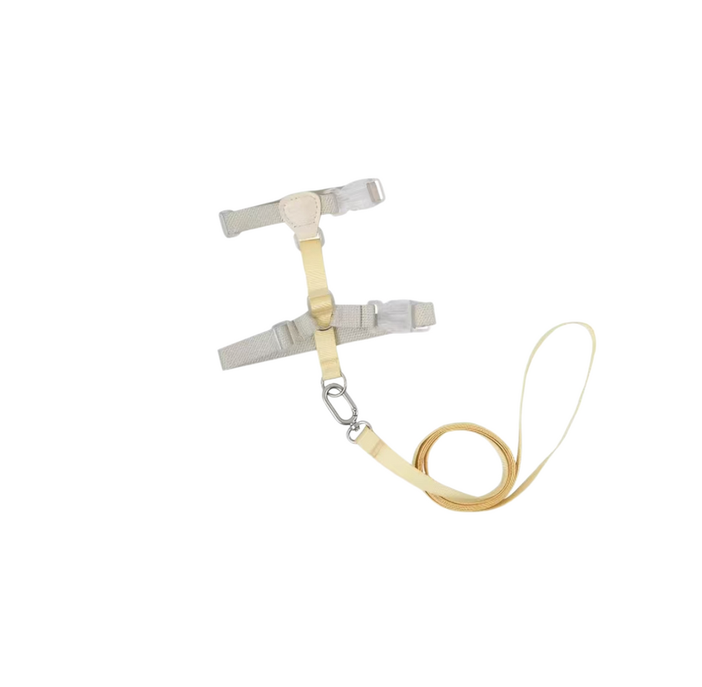 HiDREAM Escape-Resistant H-Style Cat Harness and Leash Set - Walking Harness for Devon Rex