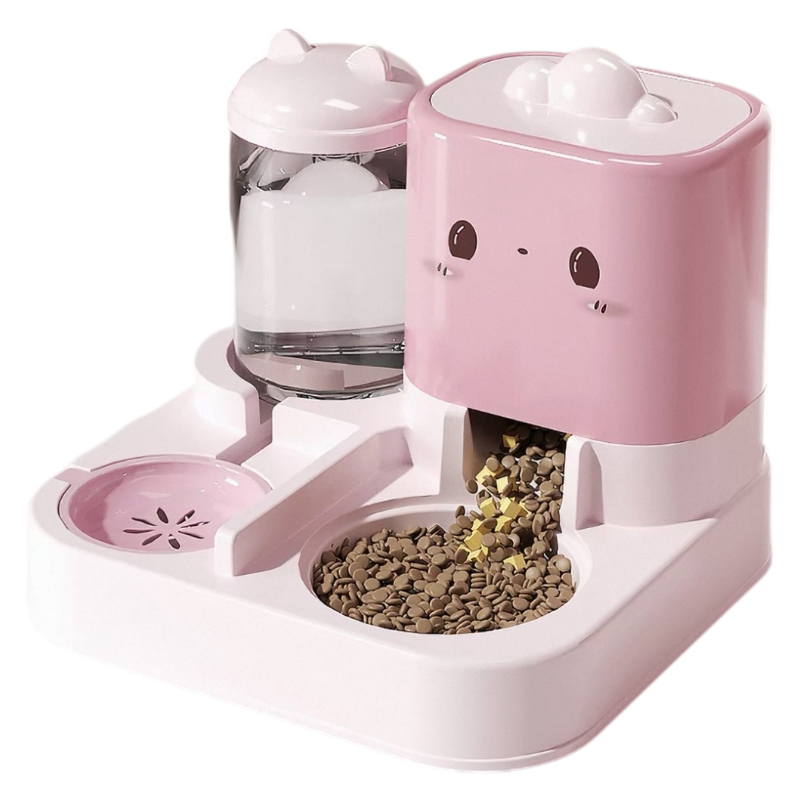 BNBNO Automatic Pet Feeder with Dual Bowls