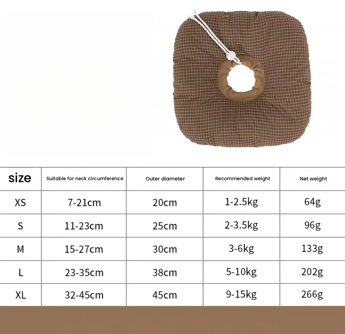 HiDREAM Toast Soft Cat Recovery Collar - Anti-Lick Pillow Cone for Kittens & Male Cats