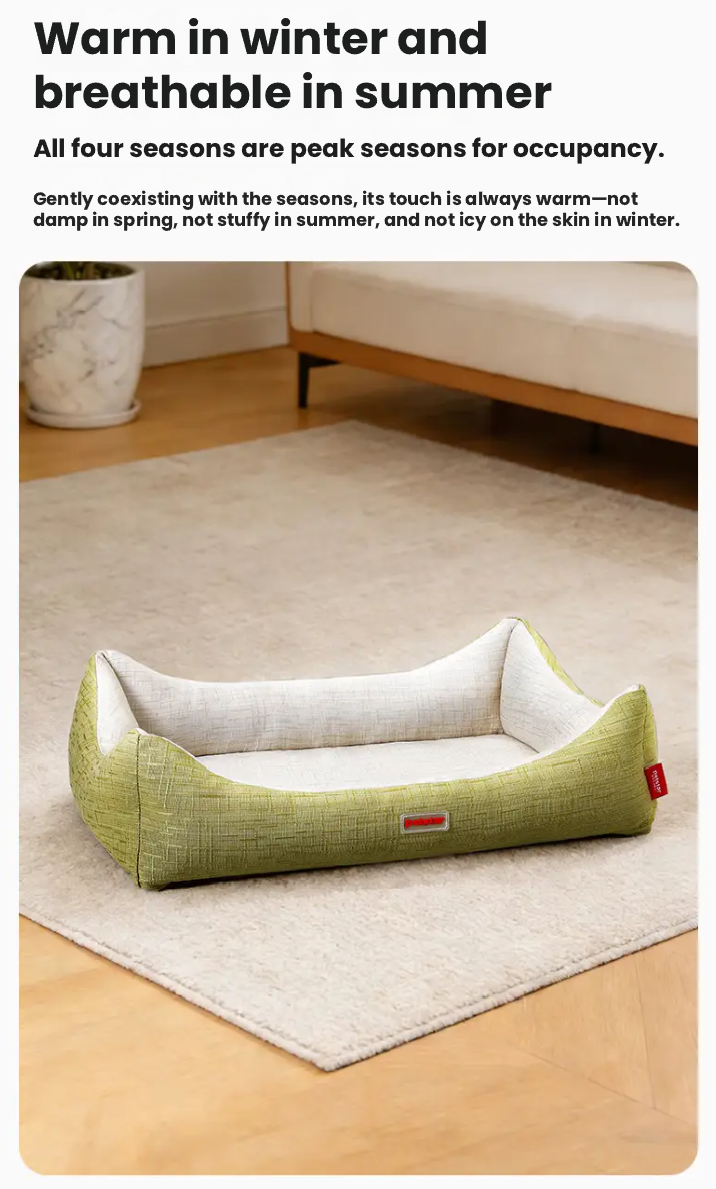 Petstar Square Washable Pet Bed – All-Season