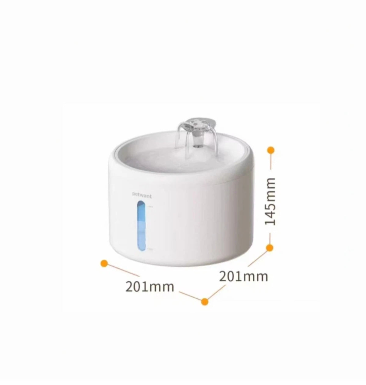 Petwant Automatic Cat Water Fountain, Flowing Water for Cats & Dogs