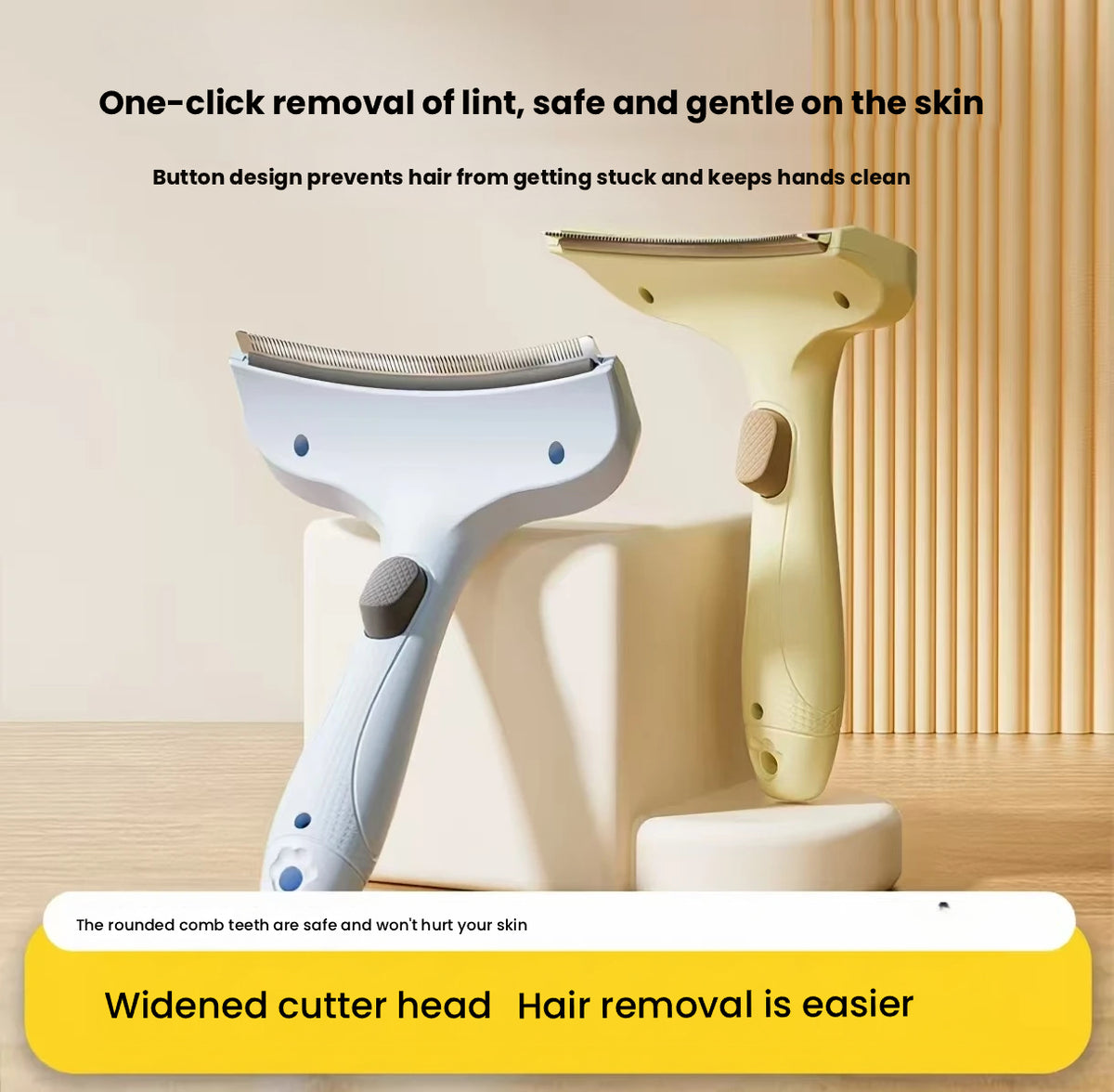 Undercoat Deshedding Comb for Cats & Dogs, Hair Removal Brush