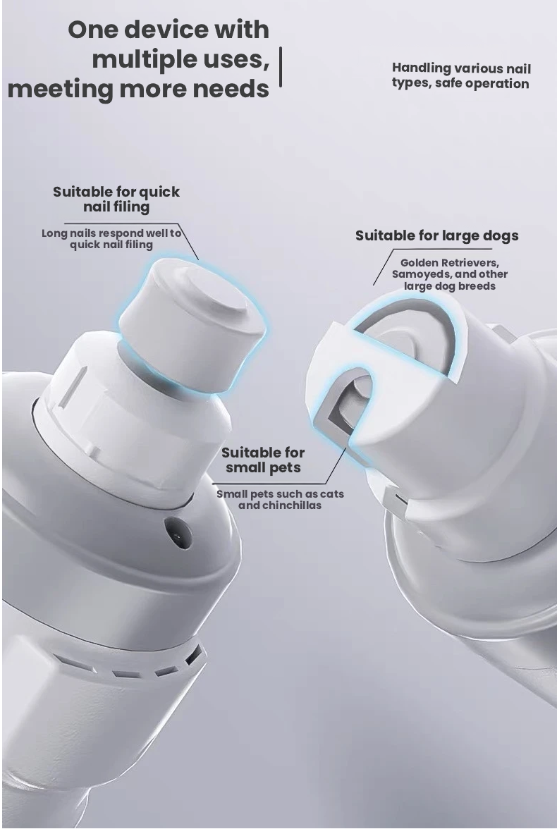 POPOCOLA High-Power Pet Nail Grinder – Electric Nail Trimmer for Large Dogs