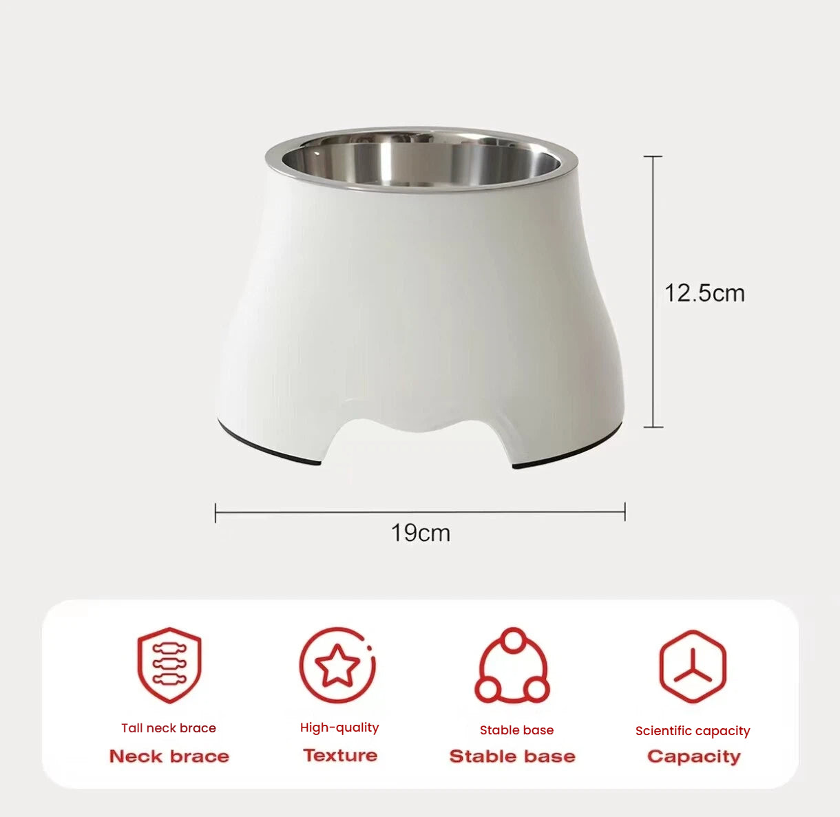 Petstar Floating Dog Water Bowl, Splash-Proof Cat & Dog Bowl
