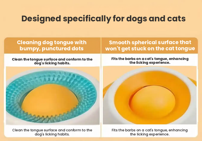 Hipidog Silicone Yogurt Lick Mat – Interactive Slow Feeding Enrichment Toy for Dogs & Cats
