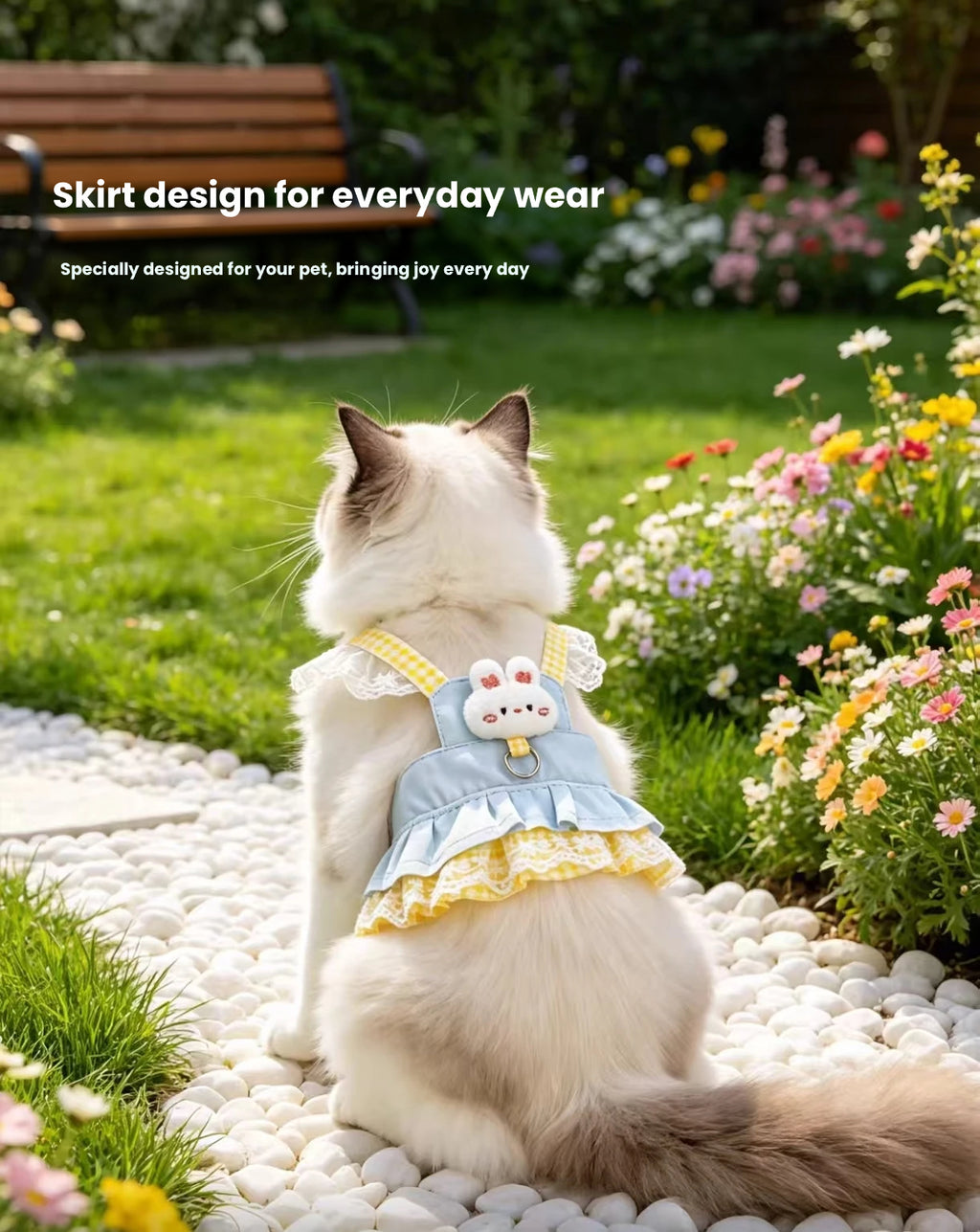 Cat Harness with Leash, Soft Vest for Outdoor Walking