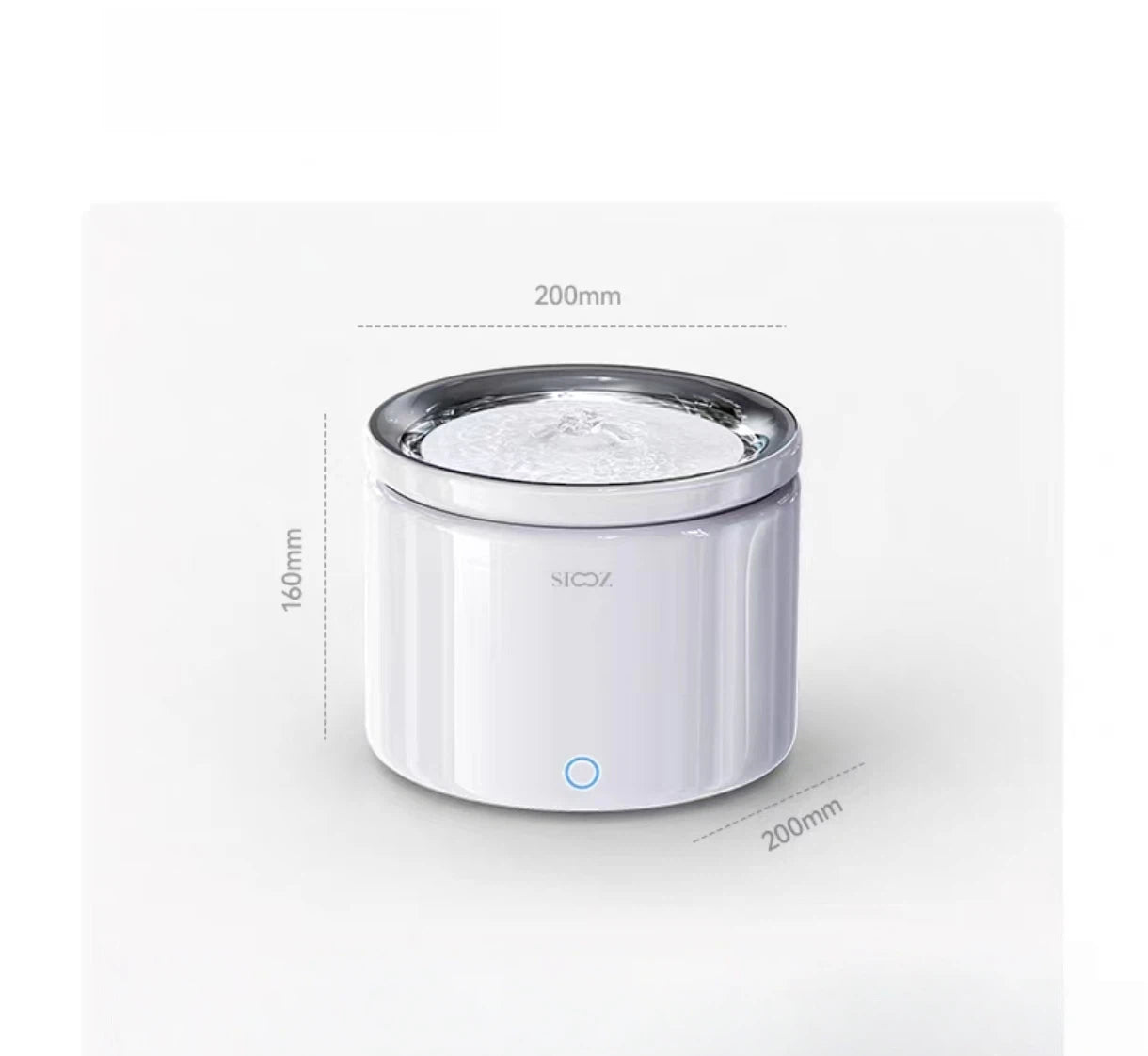 Brushless motor illustration for the Scoci automatic pet fountain