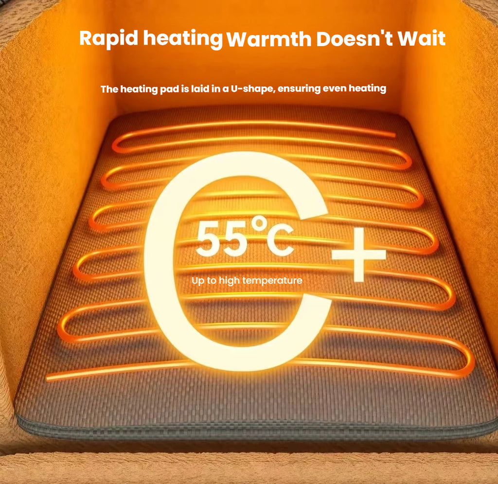 Heated Cat Bed: Warm, Enclosed & Washable Winter Cat House