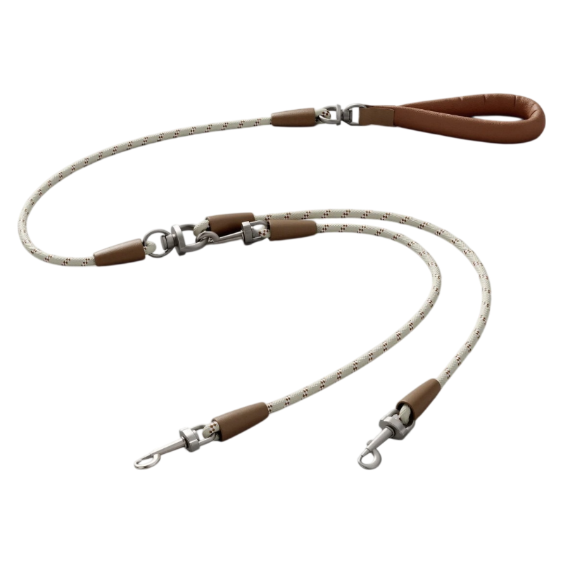POPOCOLA Double Dog Lead – Tangle-Free Walking Leash for Two Dogs