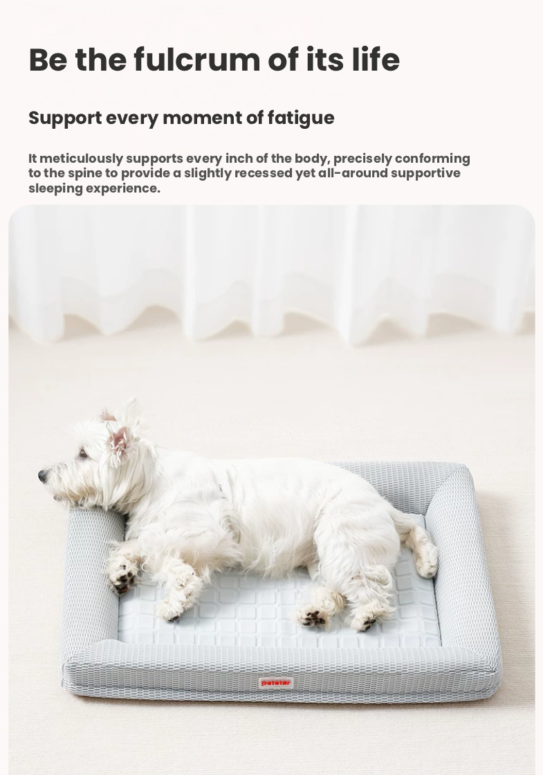 Petstar Cooling Gel Dog Bed – Breathable & Washable