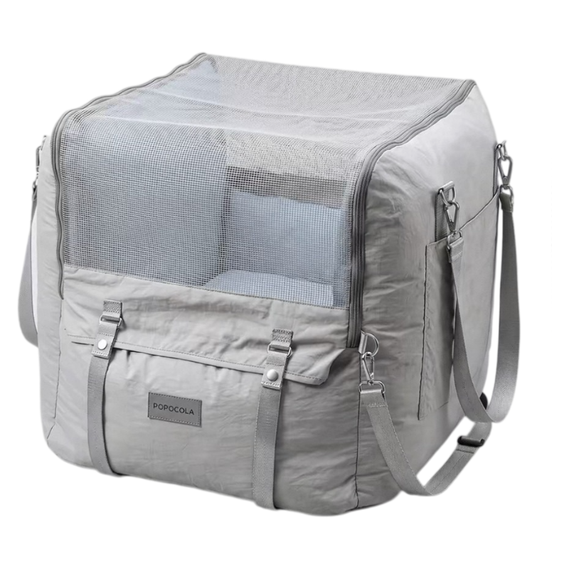POPOCOLA Dog Car Seat Bed – Safe & Comfortable Travel Carrier for Small Dogs