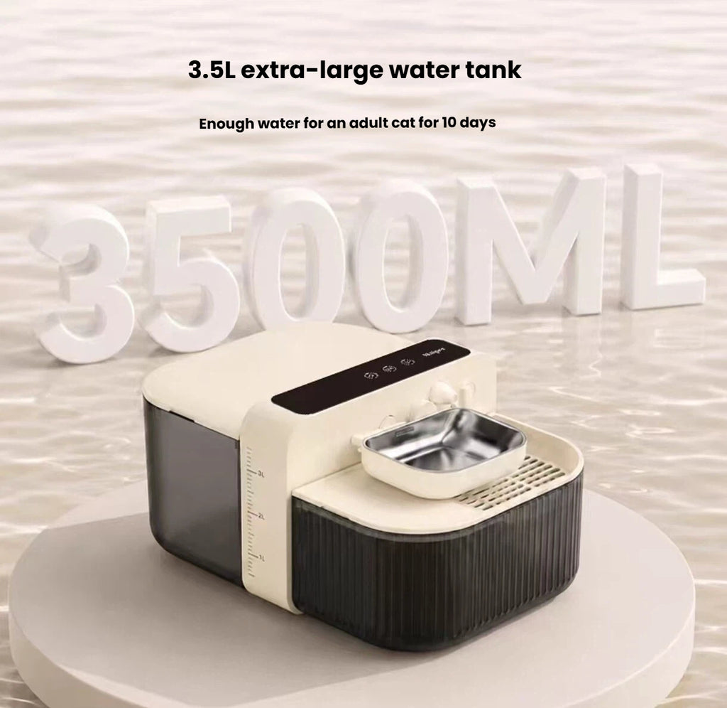 Naipet Cordless Automatic Cat Water Fountain