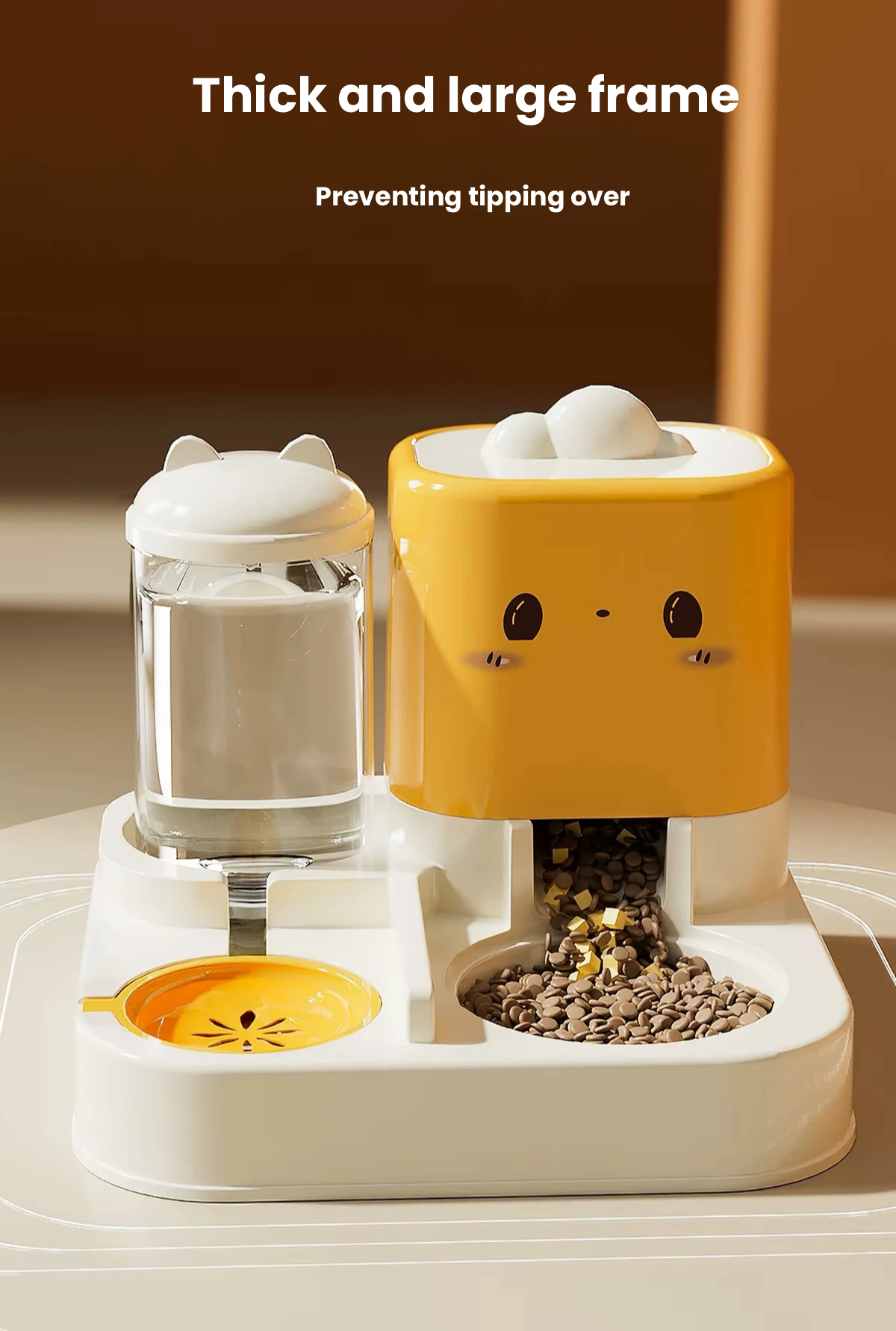 BNBNO Automatic Pet Feeder with Dual Bowls