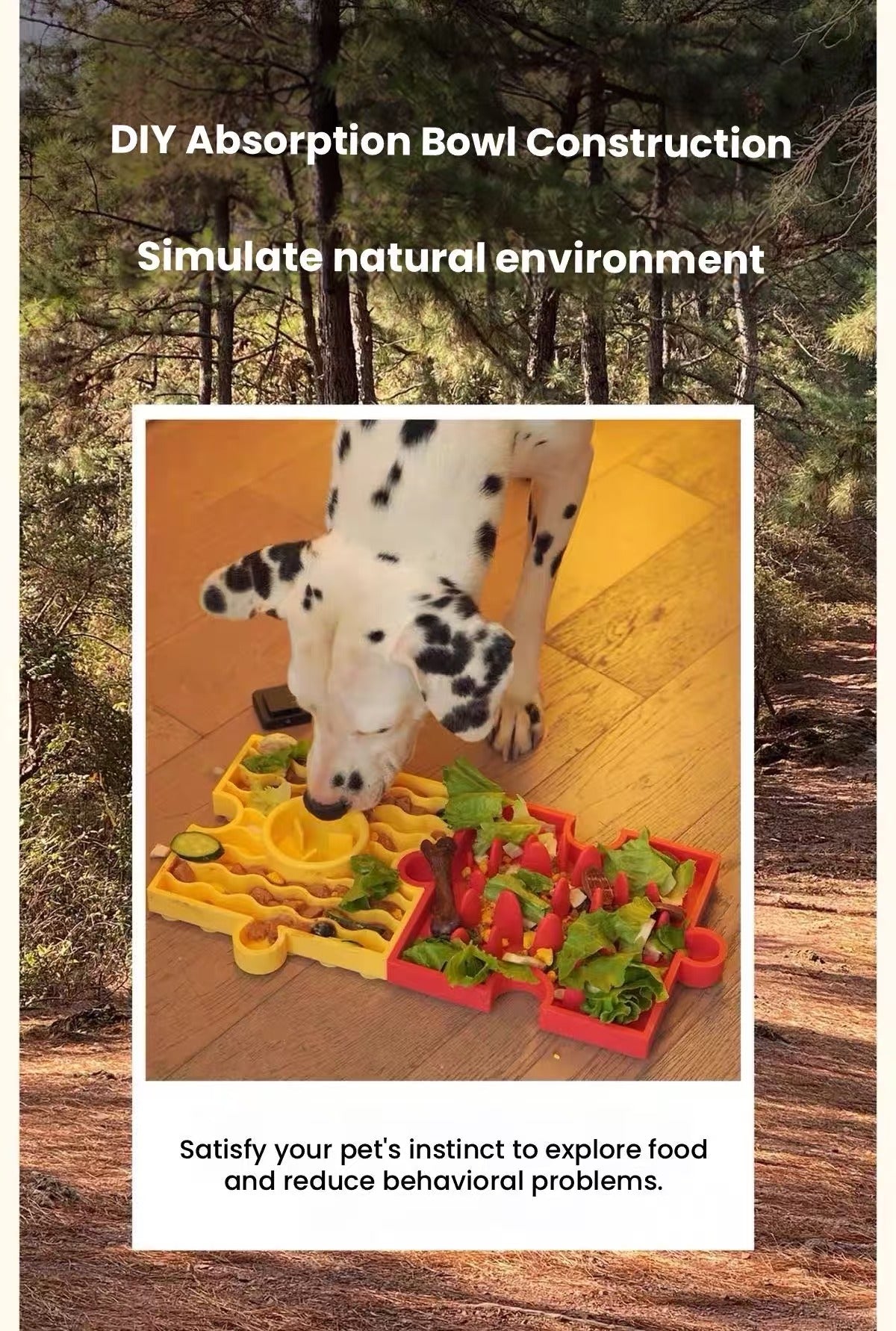 HOWGO Silicone Enrichment Mat – Slow Feeder & Lick Mat for Small & Medium Dogs