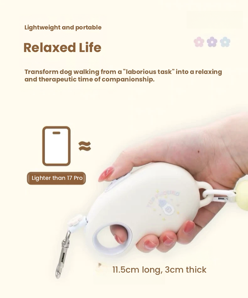 TuffHound Retractable Pet Leash – Automatic Walking Lead