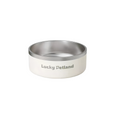 LuckyPetland Stainless Steel Cat & Dog Bowl, Anti-Slip Desig