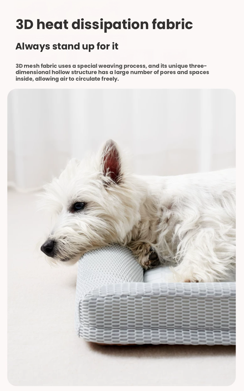 Petstar Cooling Gel Dog Bed – Breathable & Washable