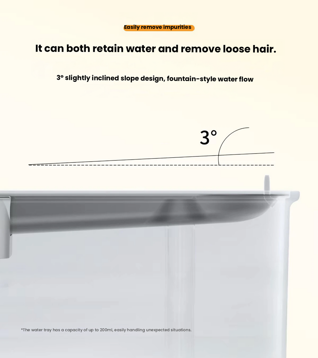 Redminut Pump-Free Stainless Steel Pet Water Fountain