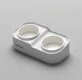 Tilted Ceramic Anti-Tipping Pet Food Water Bowl