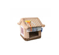 Petstar Semi-Enclosed Cat House, Cozy Winter Bed for Cats