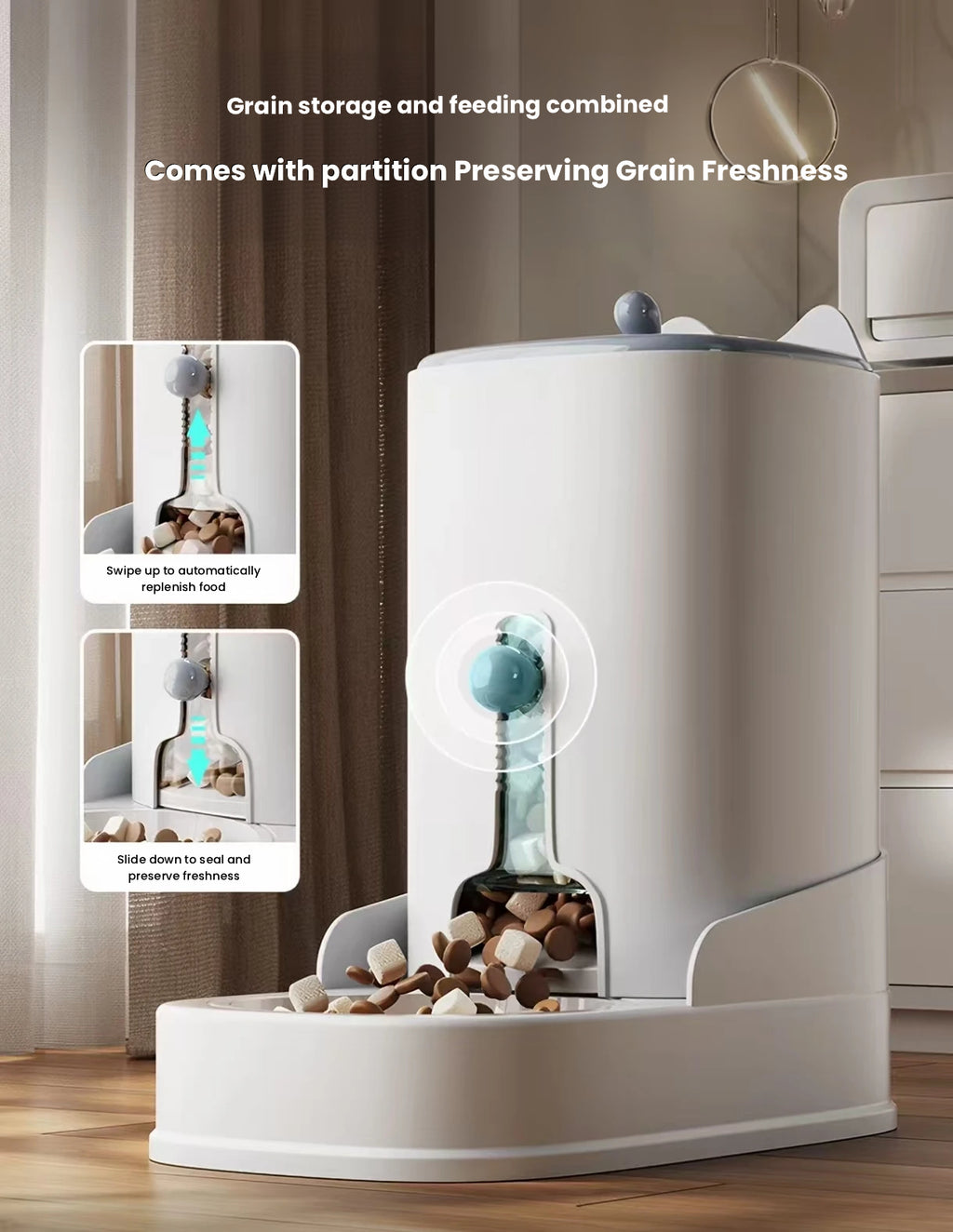 Non-Electric Pet Water Fountain: Automatic Cat & Dog Water Dispenser