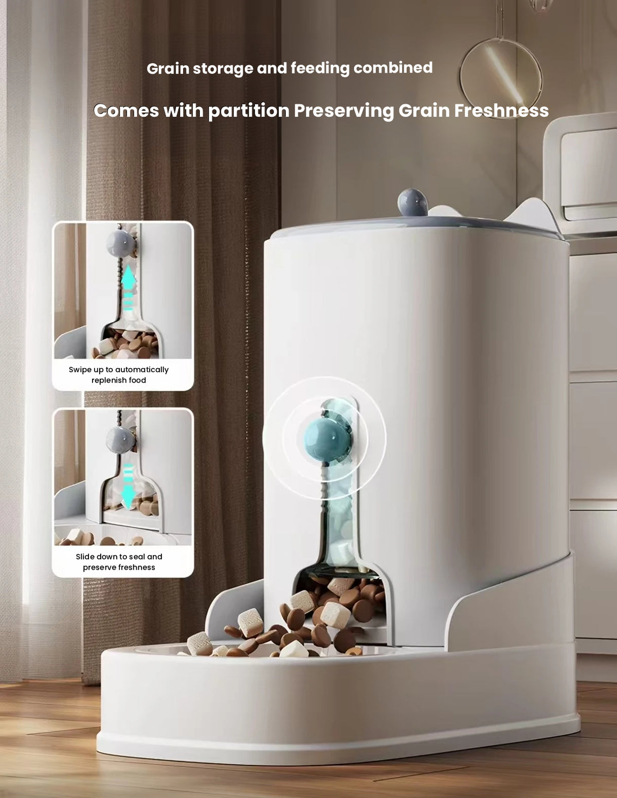 Non-Electric Pet Water Fountain: Automatic Cat & Dog Water Dispenser