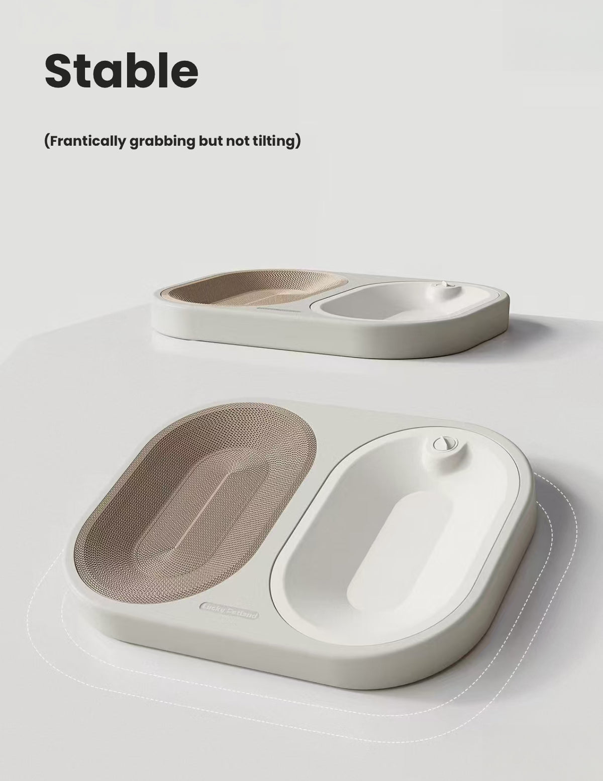 LuckyPetland Cat Scratcher Bed, Cooling Temperature-Control Cat Nest