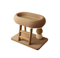 Sisal Cat Scratcher Bed: Space-Saving Cat Tree & Toy