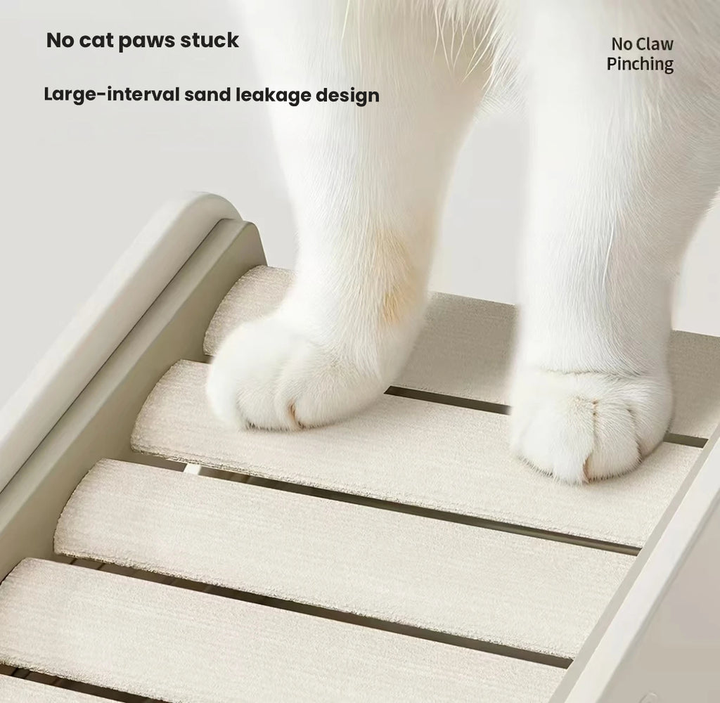 LuckyPetland Cat Litter Ramp Mat, Anti-Tracking & Splash Control