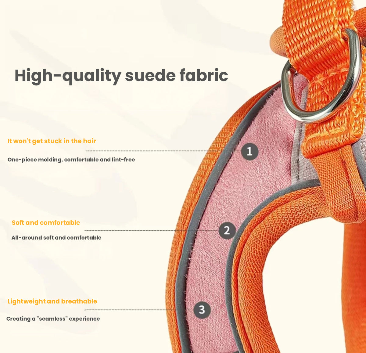 Reflective Cat Harness with Leash, Escape-Proof Vest Design
