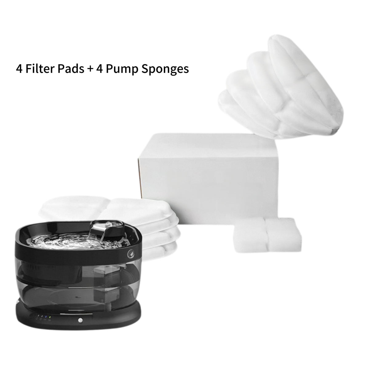 UXZ Pet Water Fountain Replacement Filter Set