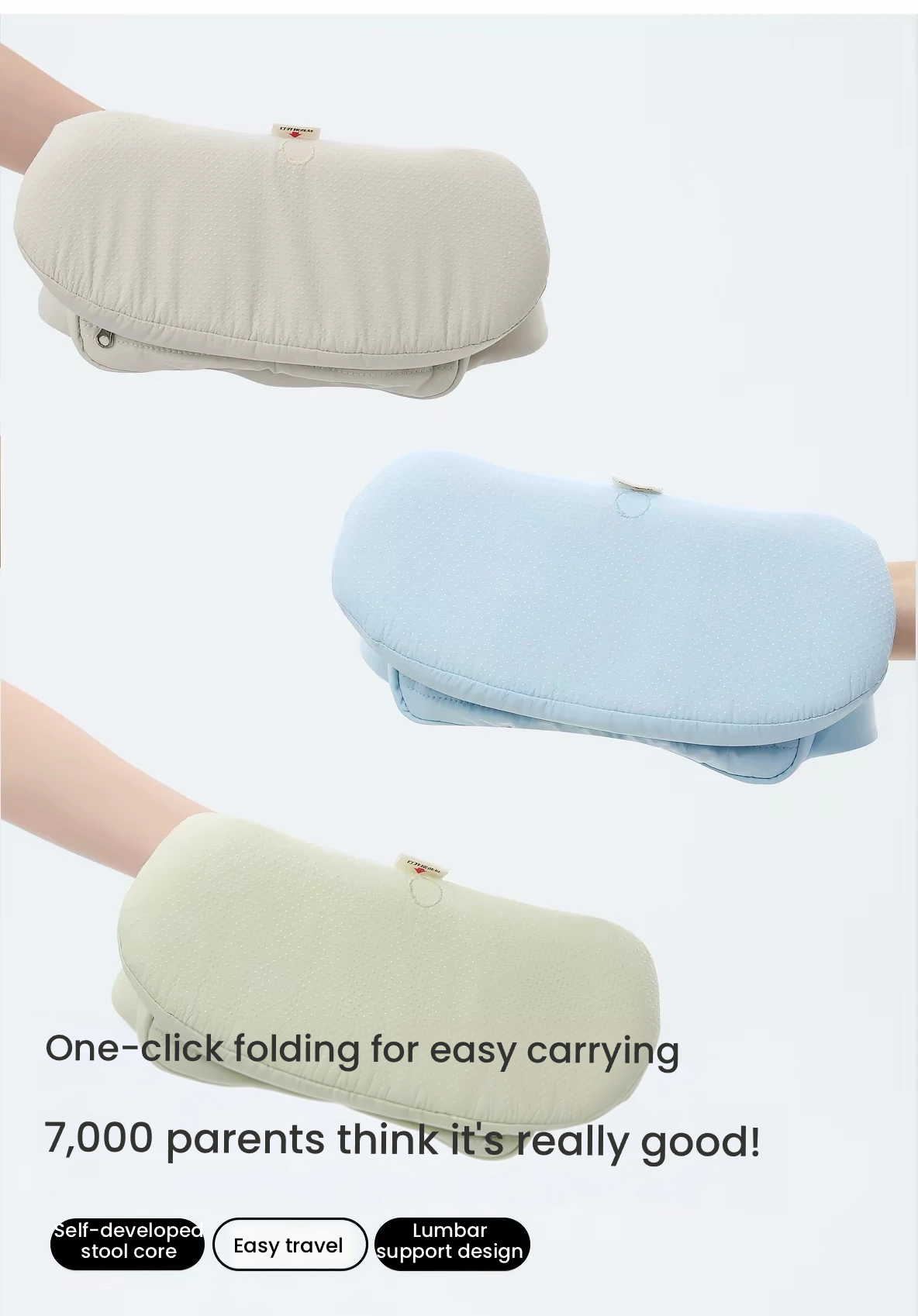 CHOSINGO Foldable Pet Waist Carrier for Small Dogs & Cats