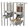 Hipidog Hanging Pet Food & Water Bowls for Cage Use