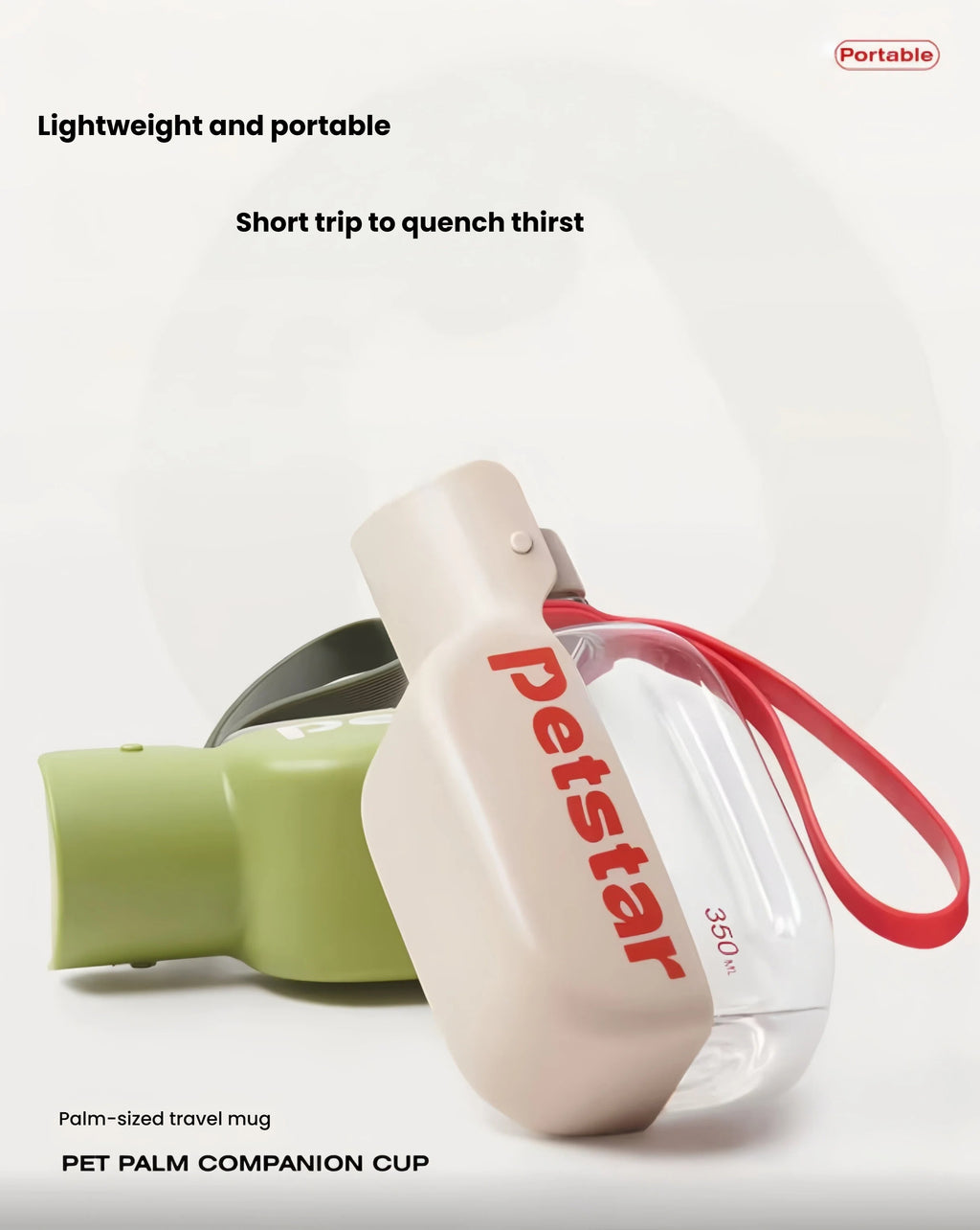 Petstar Mini Portable Dog Water Bottle for Travel