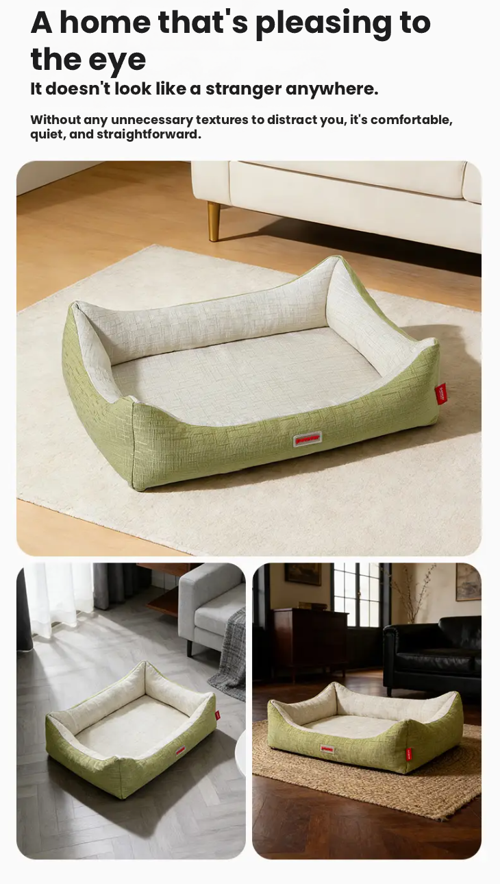 Petstar Square Washable Pet Bed – All-Season