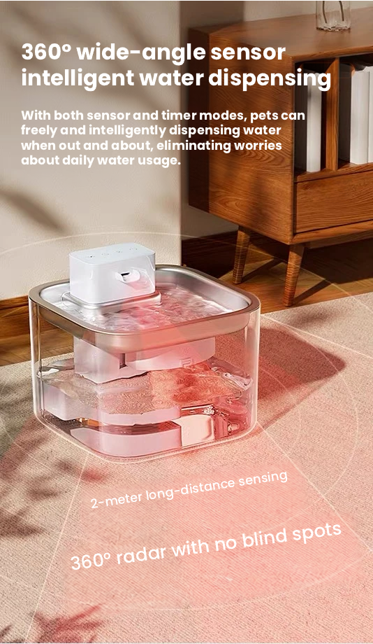 Madden Wireless Pet Water Fountain for Cats & Dogs