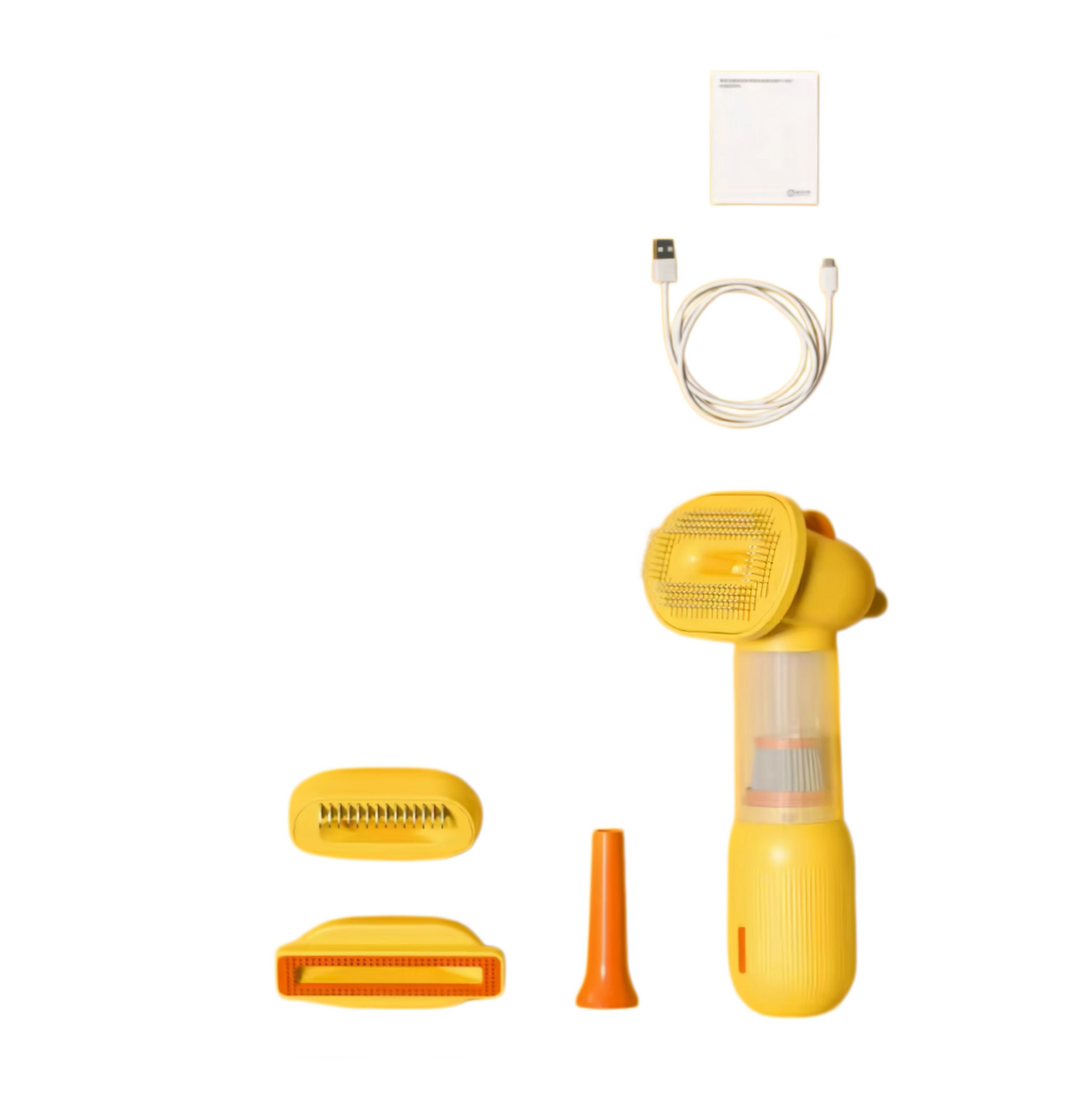 Cordless Pet Hair Remover, Grooming Brush for Cats & Dogs