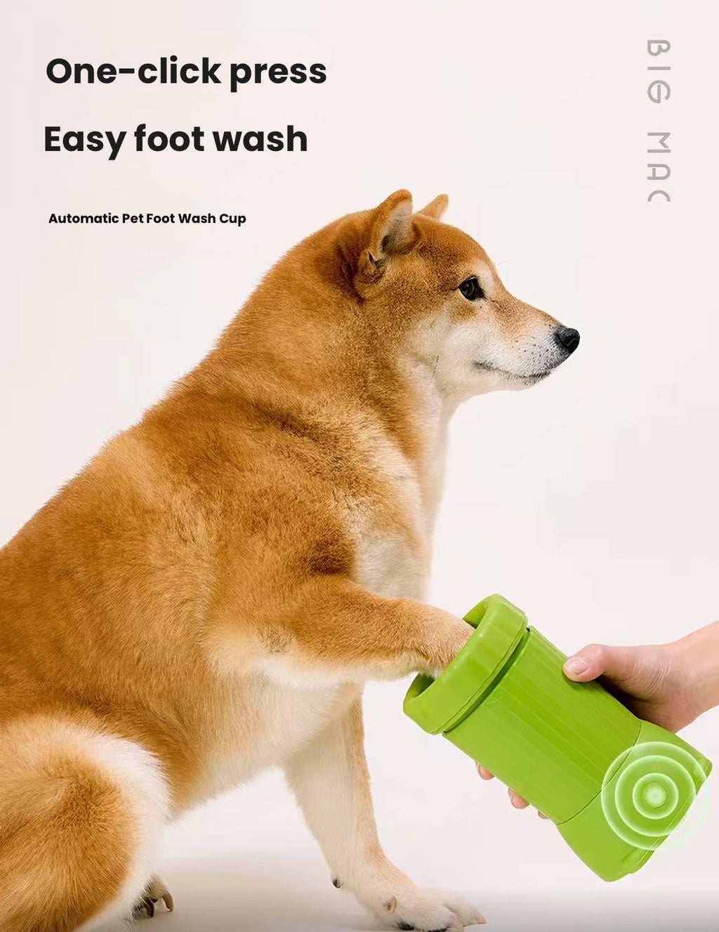 Dog Paw Cleaner Cup: Automatic Pet Paw Washer for Dogs & Cats