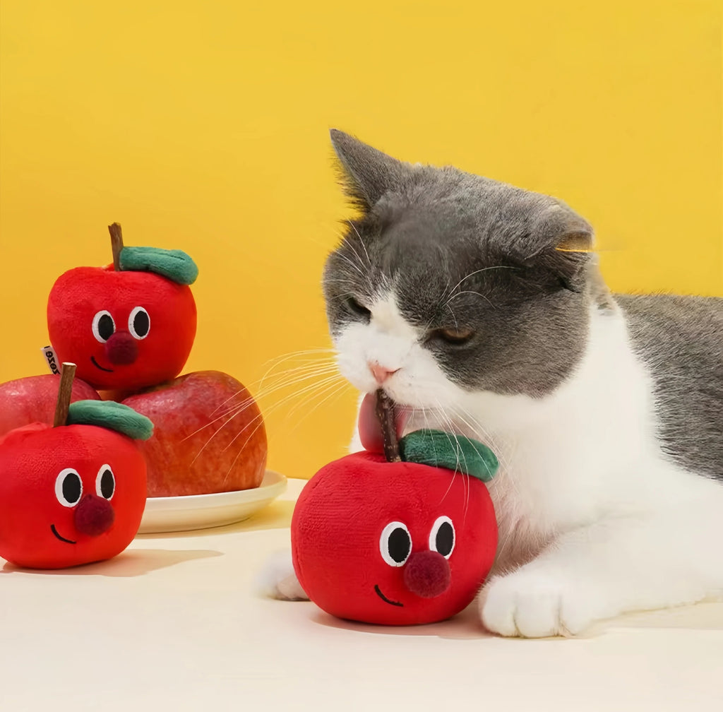 Zeze Apple Wood & Silvervine Catnip Toys - Dental Chew Sticks Teaser for Cats & Kittens