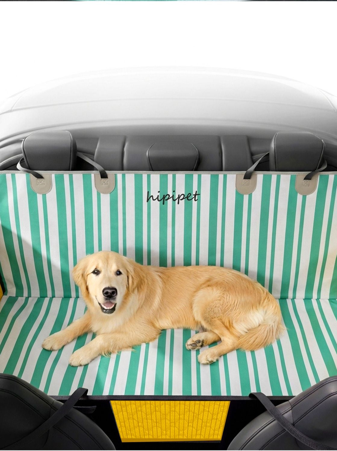 Hipidog Waterproof Dog Car Seat Cover – Breathable Non-Slip Back Seat Protector
