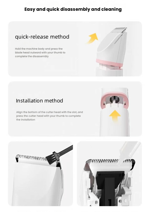 Ckin Pet 4-in-1 Pet Clippers for Cats & Dogs, Paw Trimmer