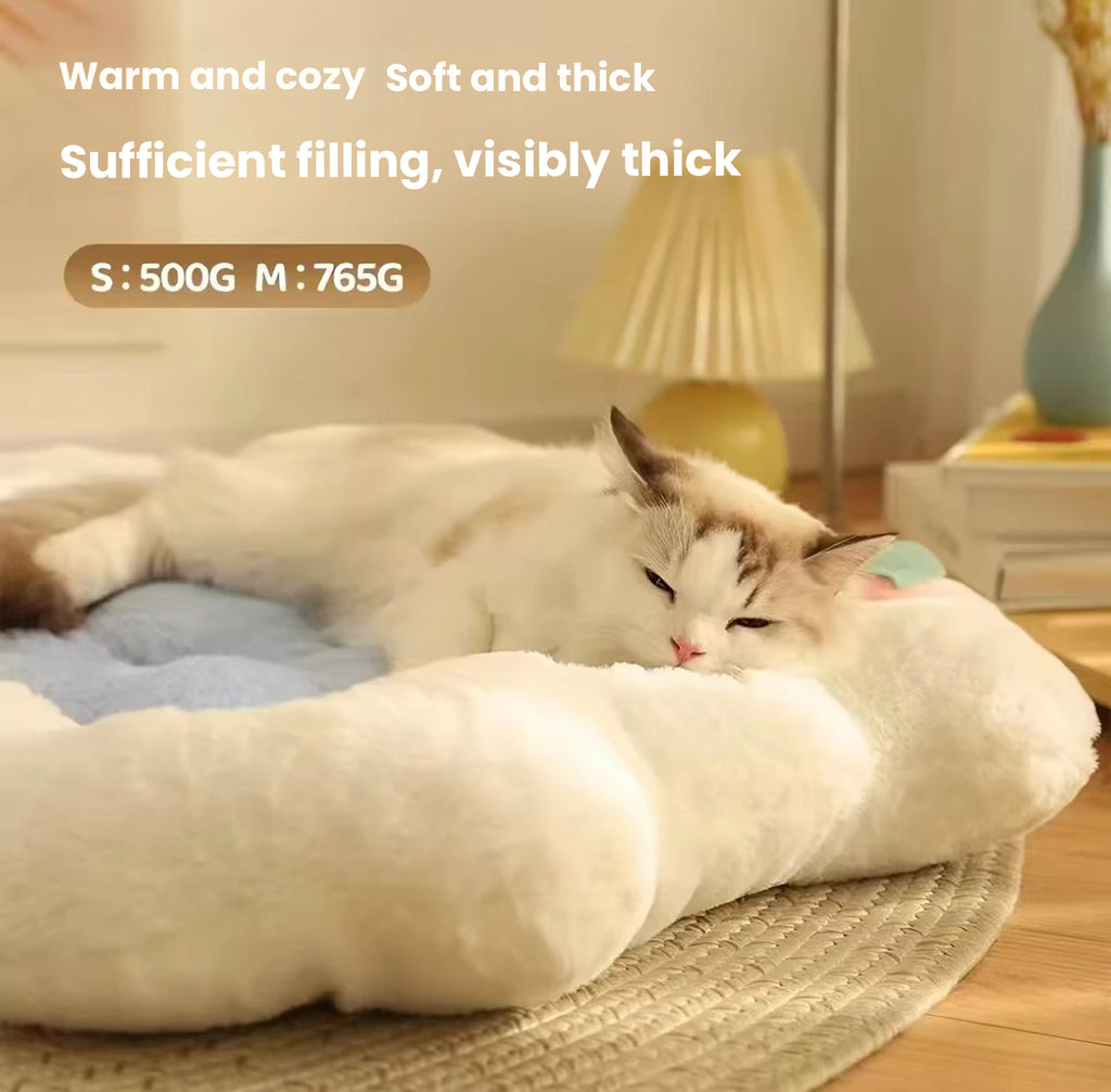 HiDREAM All-Season Non-Slip Pet Sleeping Mat - Indoor Washable Bed Cushion for Cats & Dogs