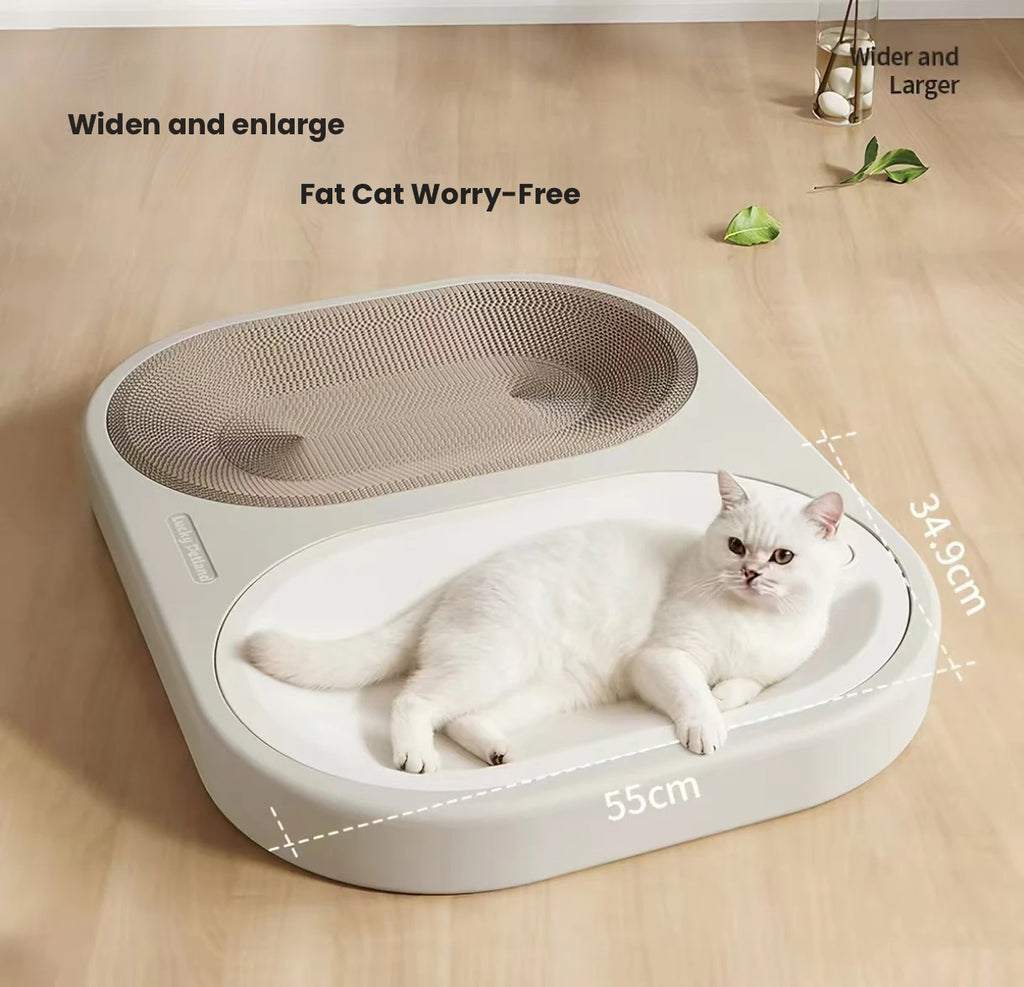 LuckyPetland Cat Scratcher Bed, Cooling Temperature-Control Cat Nest