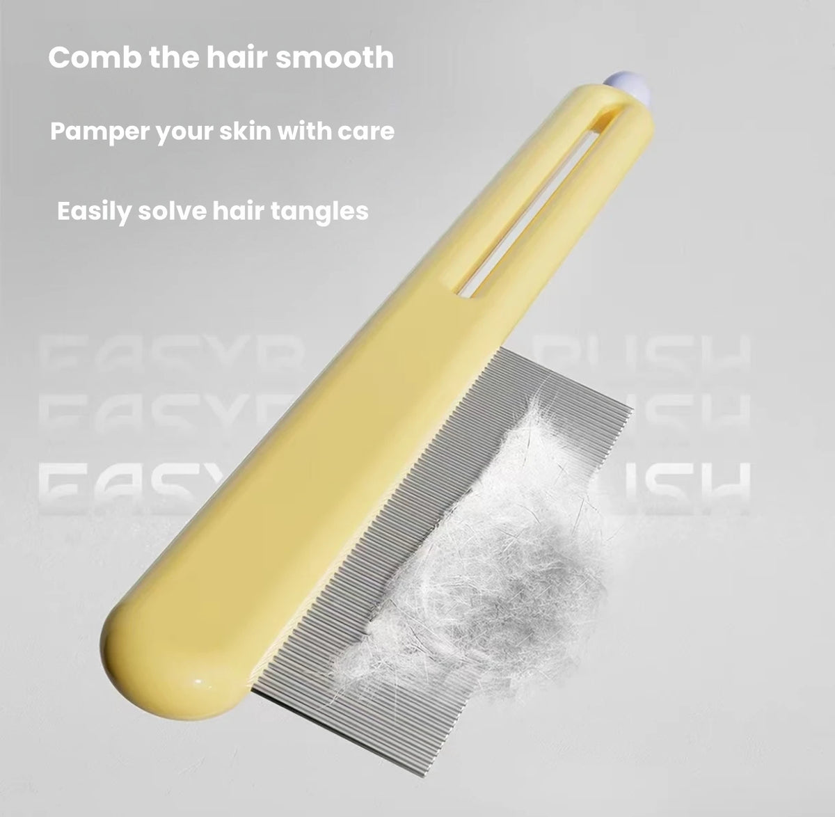 Pet Tear Stain Comb for Cats & Small Dogs, Stainless Steel Grooming Comb