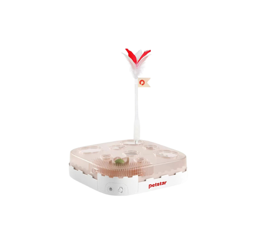 Petstar Smart Interactive Cat Toy with Automatic Teaser Wand