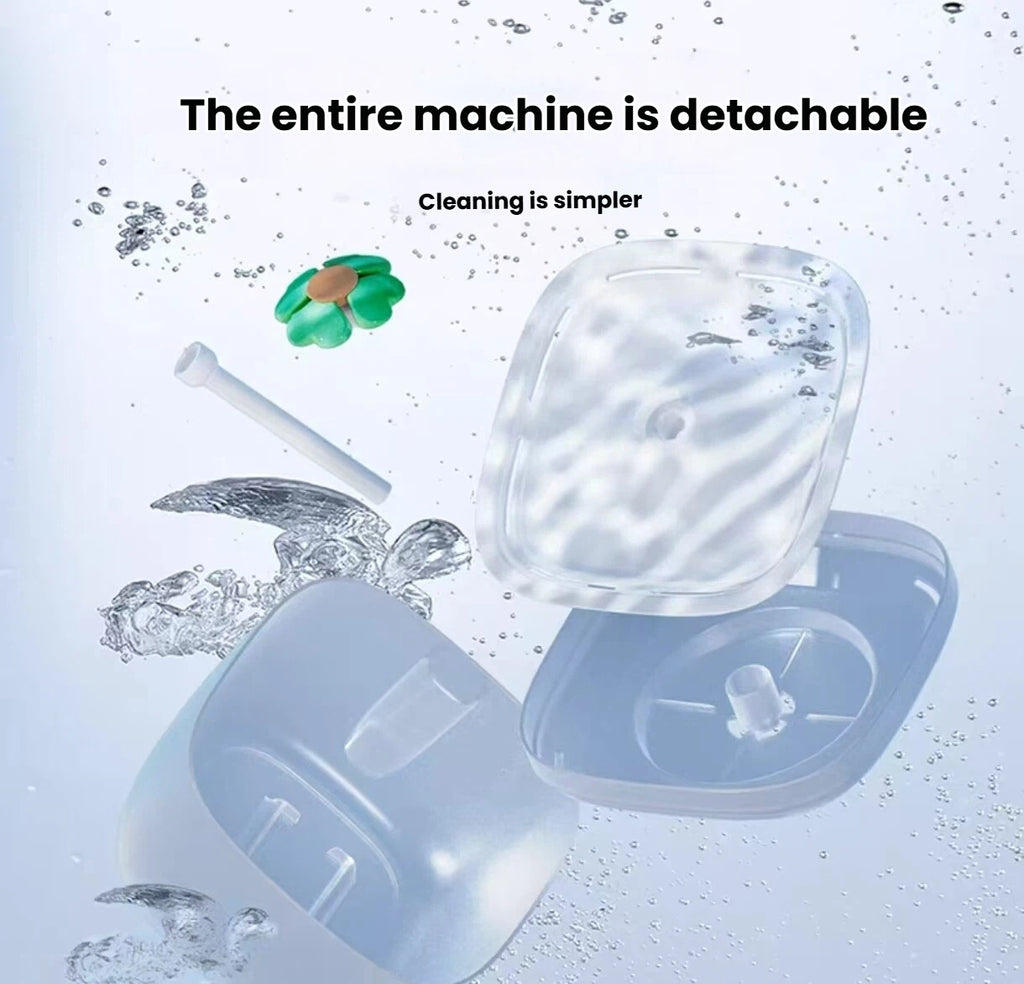 Petwant Automatic Cat Water Fountain, Quiet Filtered Flow