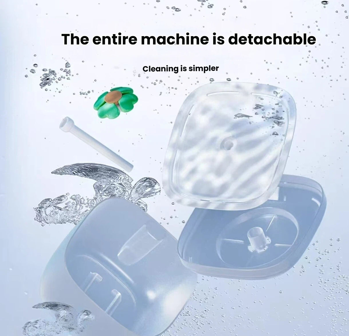 Petwant Automatic Cat Water Fountain, Quiet Filtered Flow